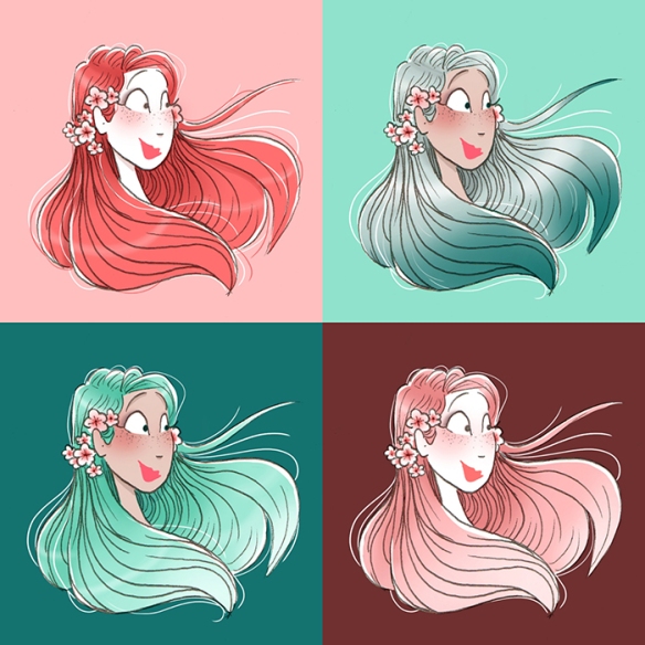 small mermaid hair by Tagadiane 2019